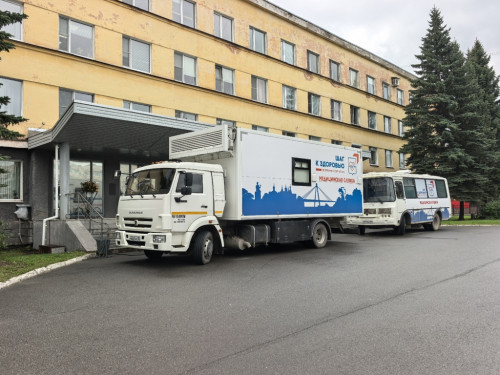 Выездная диспансеризация сегодня была организована для коллектива администрации Сокольского округа