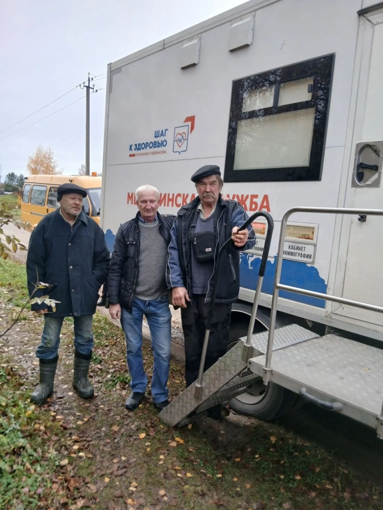 Передвижной диагностический комплекс Сокольской ЦРБ совершает рабочие выезды в ежедневном режиме